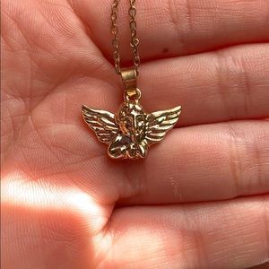 Ankle bracelet Angel pendent